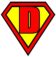 letter, d, superman, style, red, yellow, flags, decoration, logo, superman, superman, superman, superman, superman